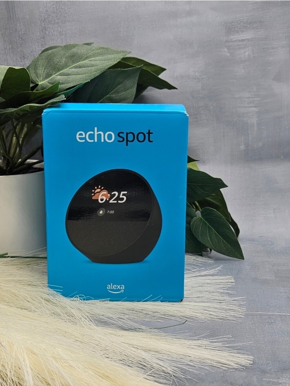 Echo Spot Latest Gen Brand New Sealed Amazon Alexa black Meet the new Echo Spot